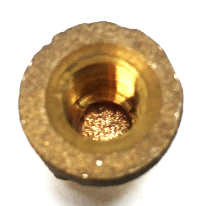 UNBRANDED 1/8" Flat Top Brass Cap [Lot of 6] NOS