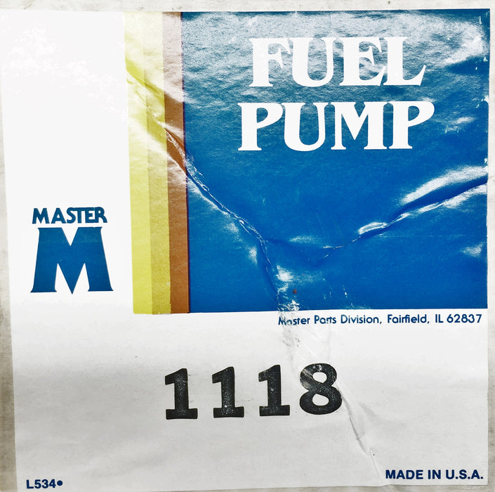 Master Fuel Pump 1118 NOS
