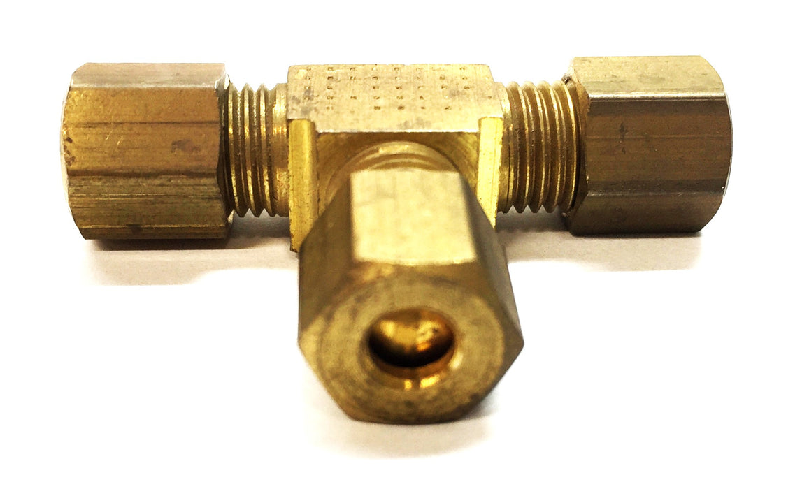 UNBRANDED 3/16" Brass Compression Fitting [Lot of 7] NOS