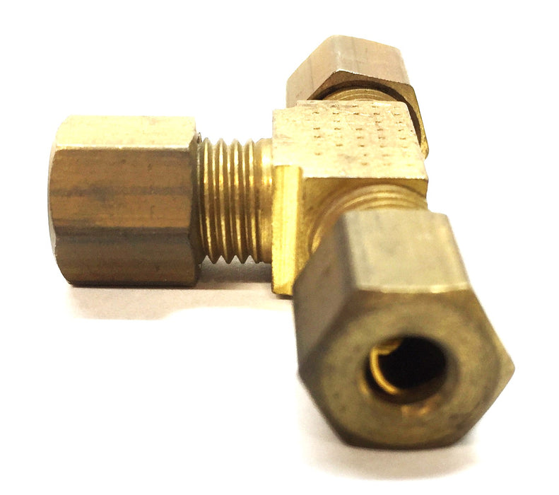 UNBRANDED 3/16" Brass Compression Fitting [Lot of 7] NOS