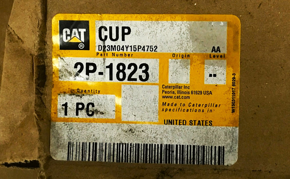 Caterpillar Tapered Roller Bearing Cup 2P-1823 NOS