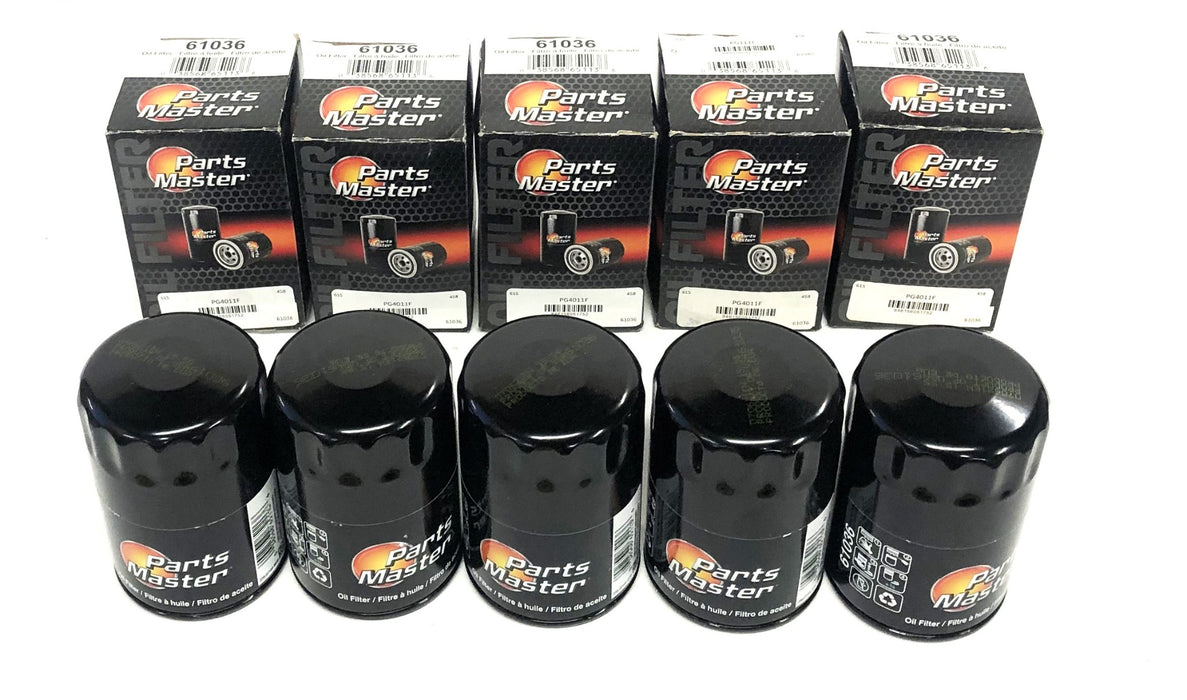 Parts Master 4-1/2 Inch OAL Engine Oil Filter 61036 [Lot of 5] NOS