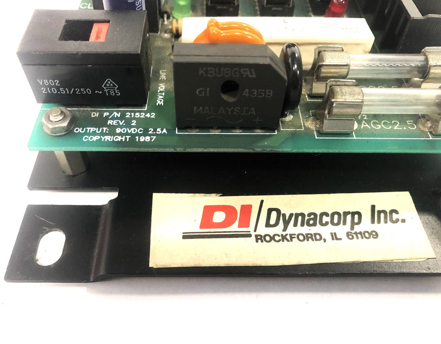 Dyancorp Inc Rev 2 90VDC 2.5A Enclosed Brake Control 215242 USED