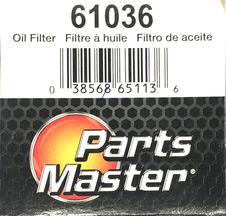 Parts Master 4-1/2 Inch OAL Engine Oil Filter 61036 [Lot of 5] NOS