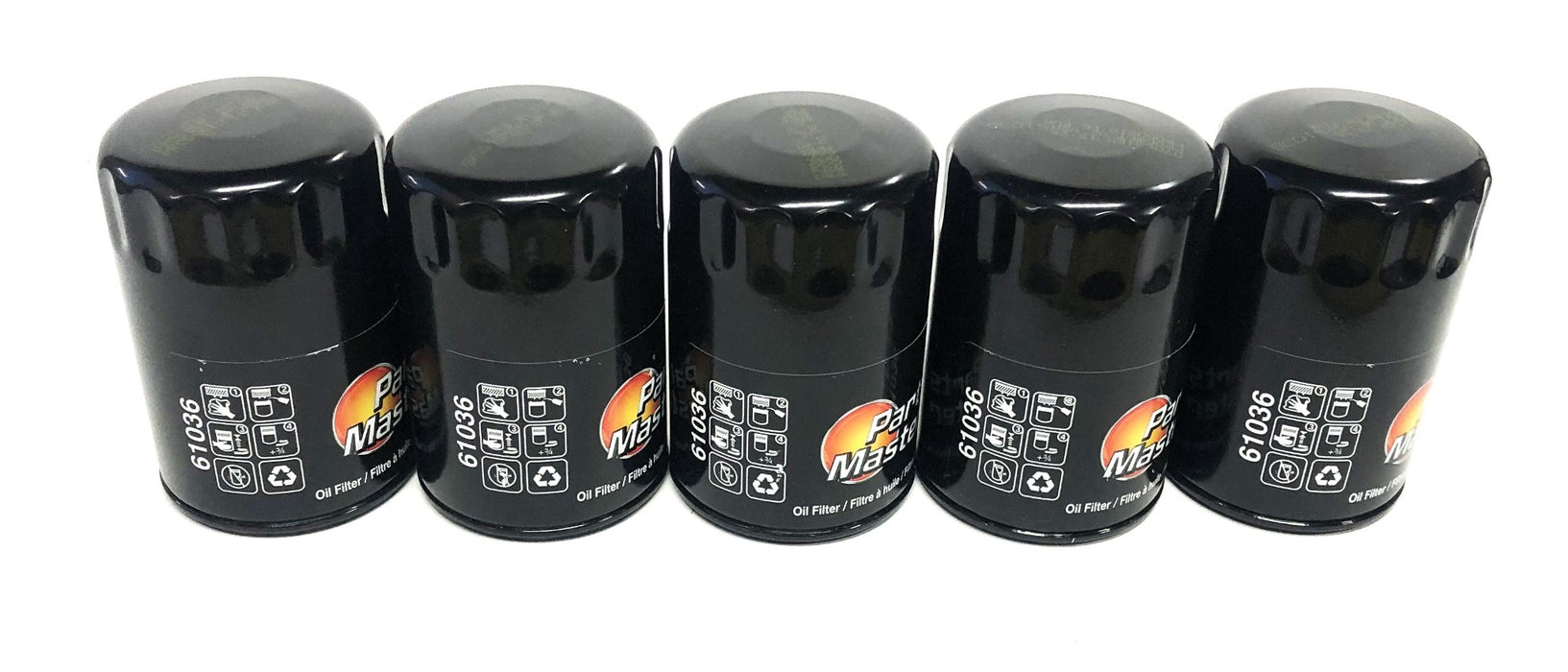 Parts Master 4-1/2 Inch OAL Engine Oil Filter 61036 [Lot of 5] NOS