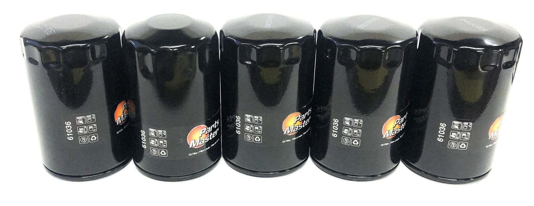 Parts Master 4-3/4 Inch OAL Engine Oil Filter 61036 [Lot of 5] NOS