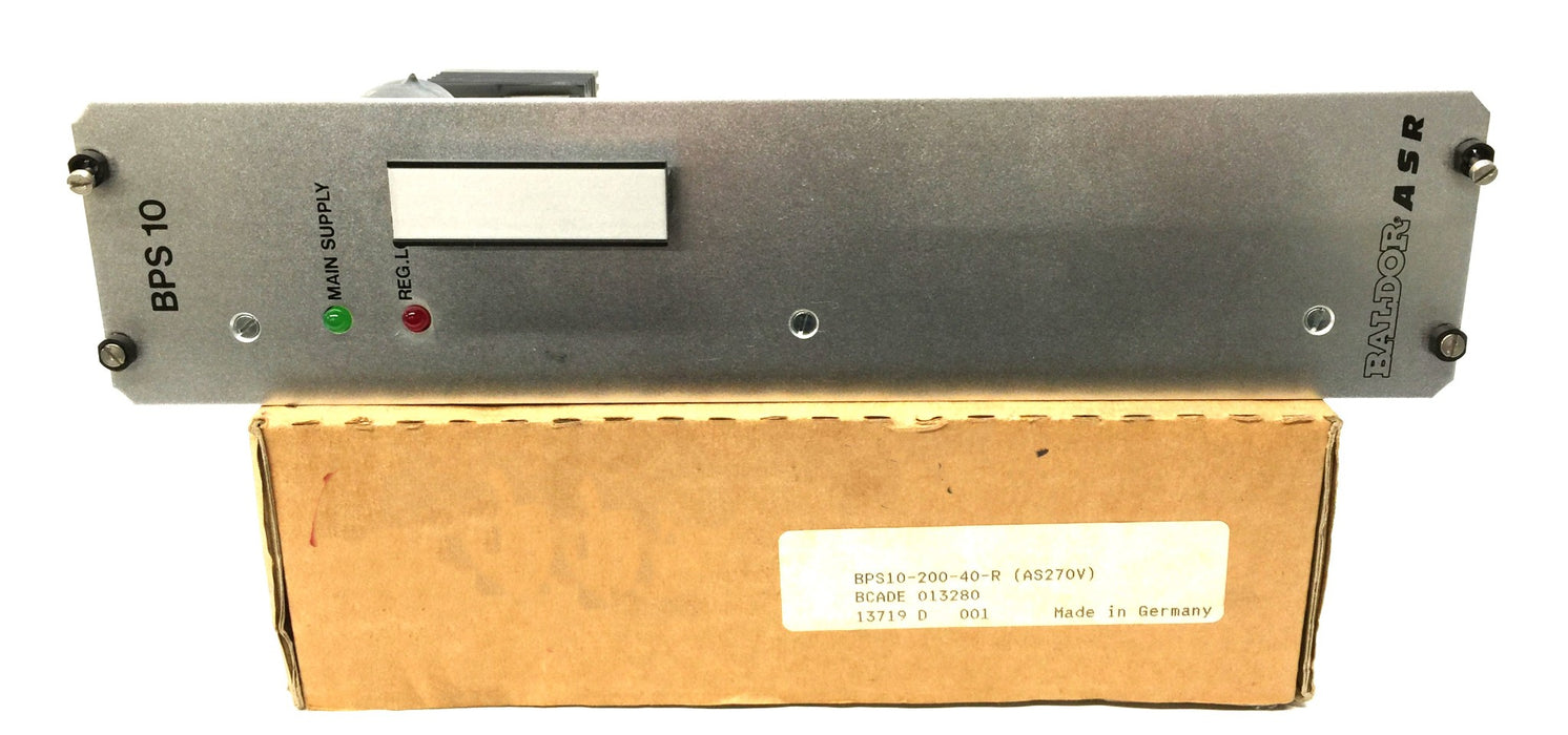 Baldor ASR BPS10 Servo Drive BPS10-200-40R (AS275V) USED