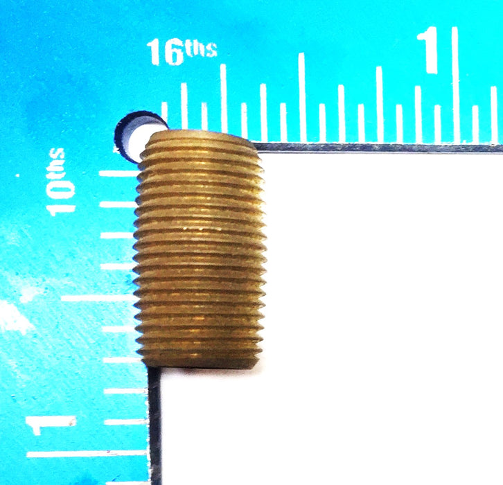 UNBRANDED 1/8" Brass Nipple Close [Lot of 10] NOS