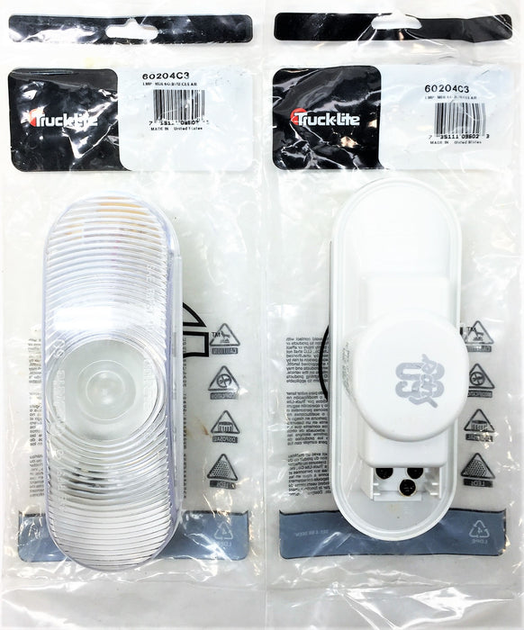 TRUCK-LITE Clear Backup Light Assembly 60204C3 [Lot of 2] NOS