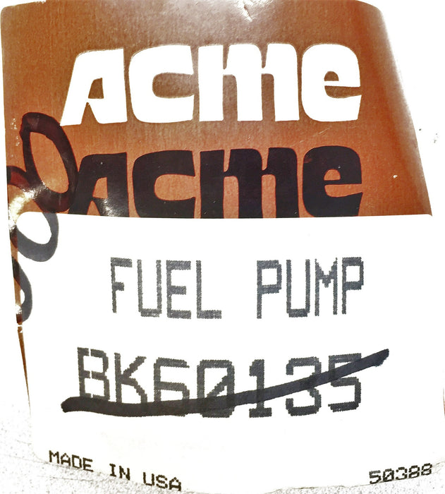 Acme Fuel Pump BK60135 (601353C6) NOS