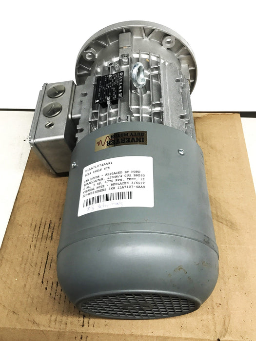 Saw Eurodrive Inverter Duty Motor SK112MH/4-CUS-BRE60HL NOS