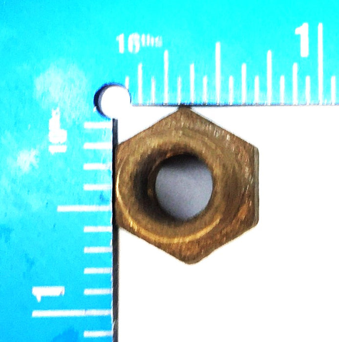 UNBRANDED 1/4" MNPT x 1/8" FNPT Brass Reducer Bushing Adapter [Lot of 10] NOS
