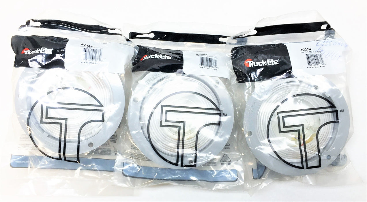 TRUCK-LITE 40 Series Clear Lens Back-Up Light Incandescent 40224 [Lot of 3] NOS