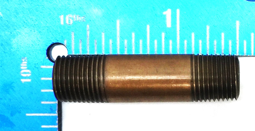 UNBRANDED 1/8" x 1-1/2" Brass Nipple [Lot of 15] NOS