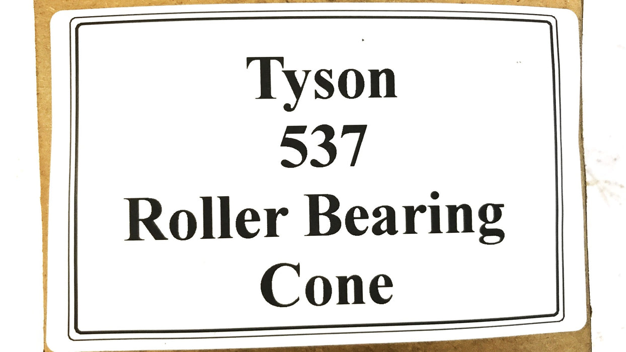 Tyson Tapered Roller Bearing Cone 537 [Lot of 2] NOS
