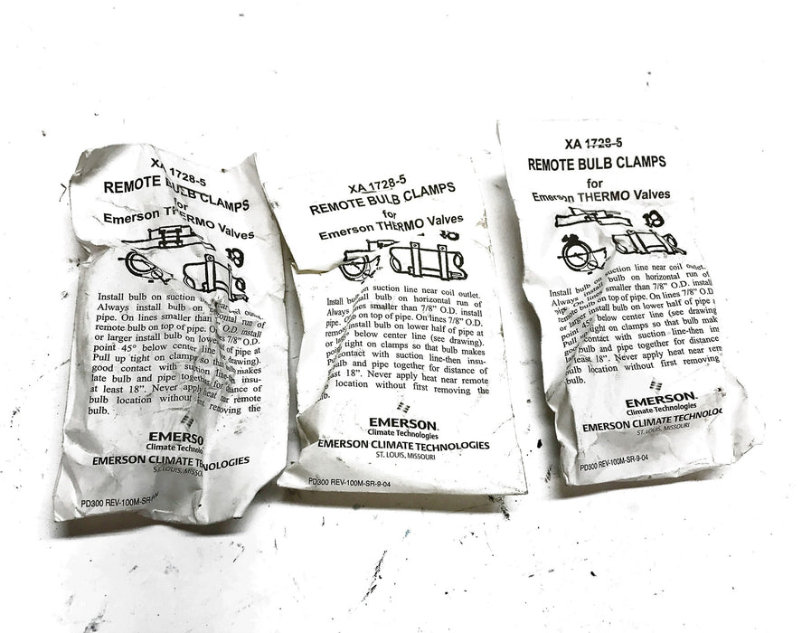 Emerson Remote Bulb Clamp XA-1728-5 [Lot of 3] NOS