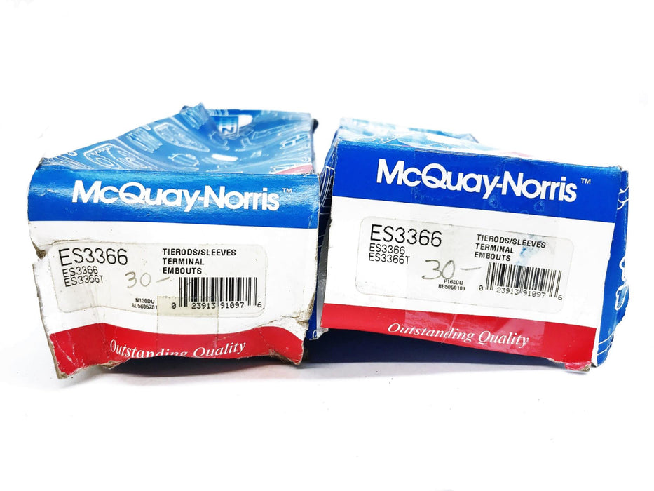 McQuay-Norris Steering Tie Rod End ES-3366 [Lot of 2] NOS