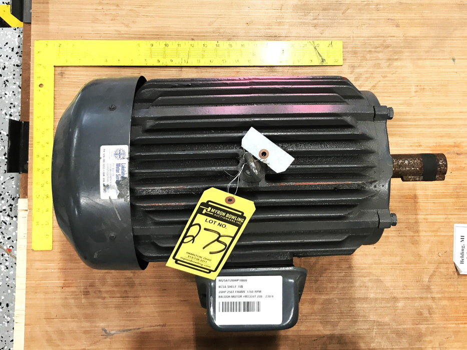 Baldor/Magnetek 3-Phase Motor 9-391347-62 USED