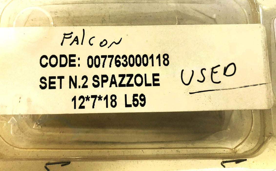 Falcon Set N.2 Spazzole 12*7*18 L59 007763000118 USED
