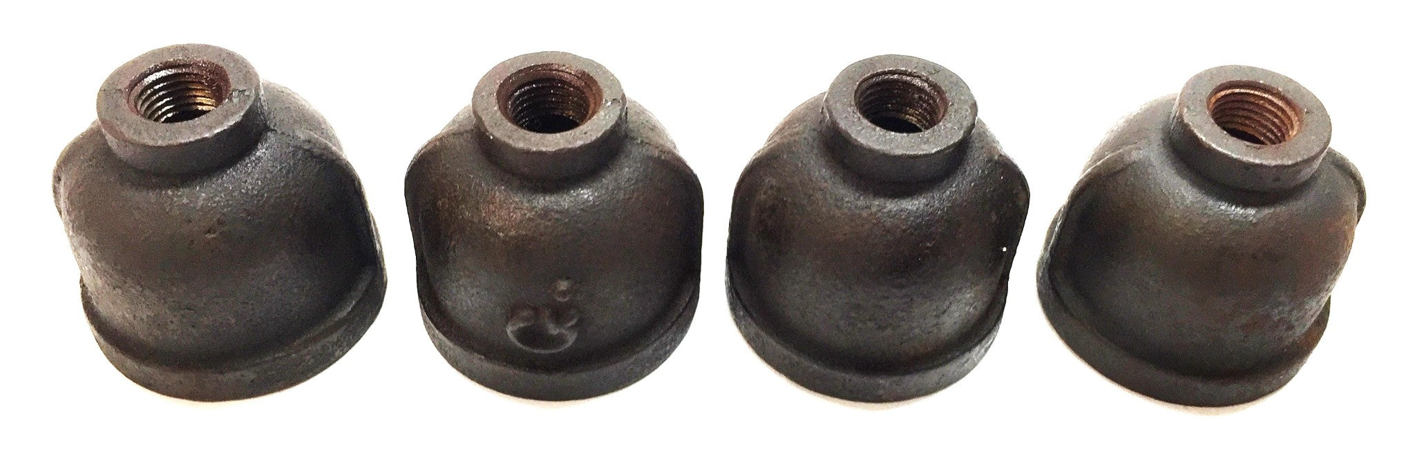 UNBRANDED 1" x 1/4" Black Iron Reducer [Lot of 4] NOS