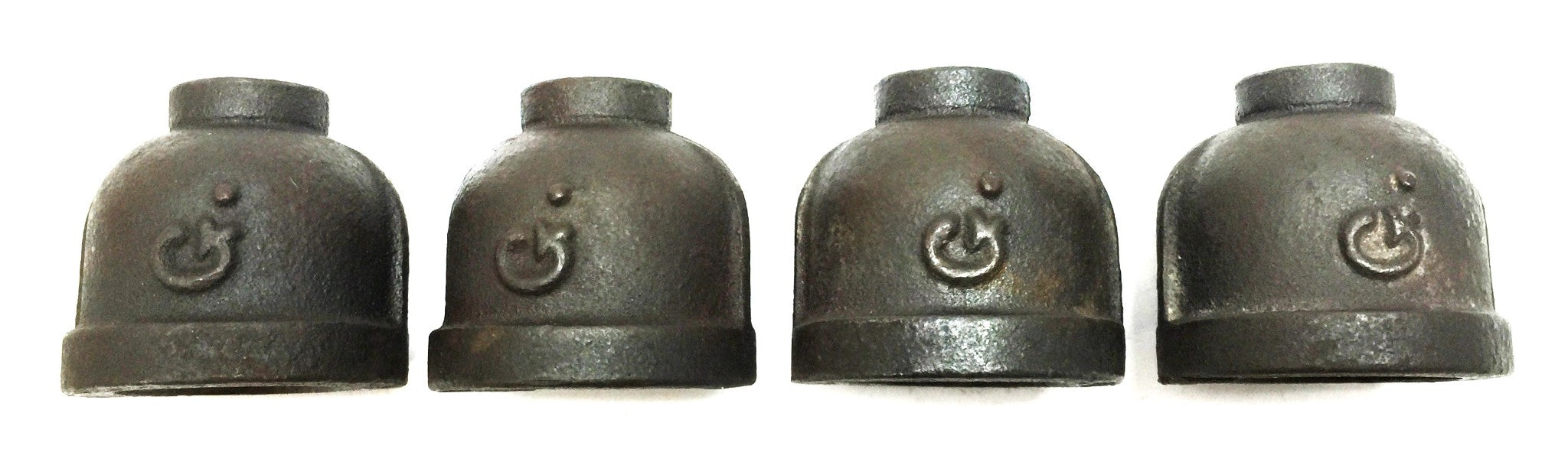 UNBRANDED 1" x 1/4" Black Iron Reducer [Lot of 4] NOS