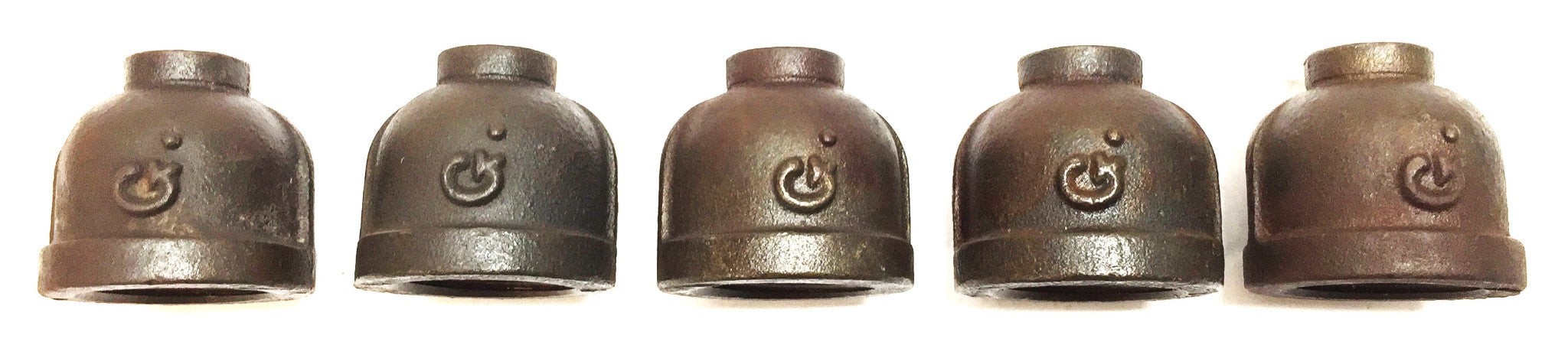 UNBRANDED 1" x 1/4" Black Iron Reducer [Lot of 5] NOS