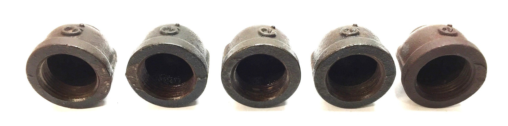UNBRANDED 1" x 1/4" Black Iron Reducer [Lot of 5] NOS