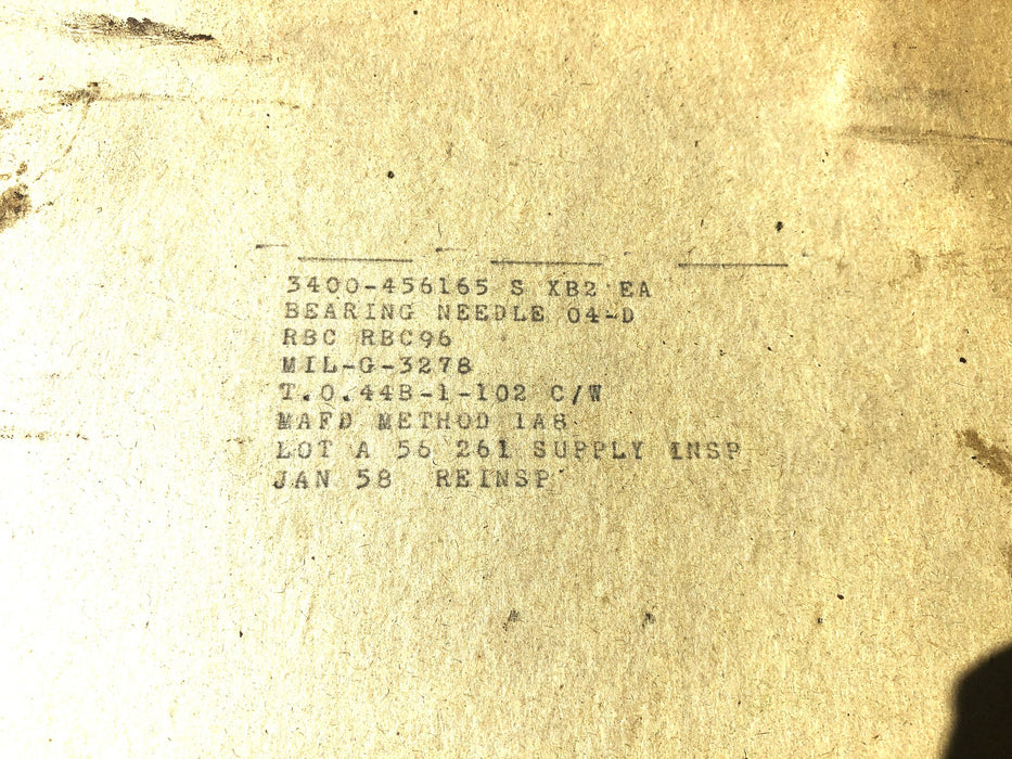 RBC Vintage 1958 Roller Bearing Needle RBC-96 NOS