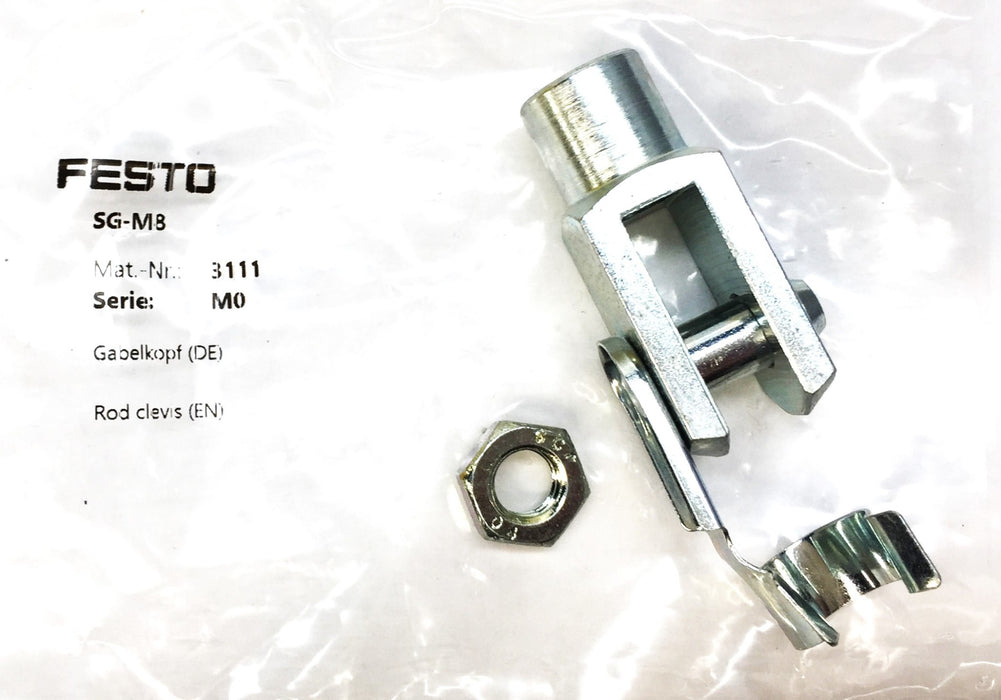 Festo Rod Clevis SG-M8 [Lot of 4] NOS