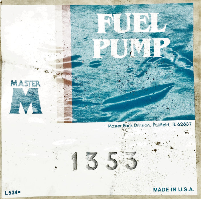 Master Fuel Pump 1353 NOS