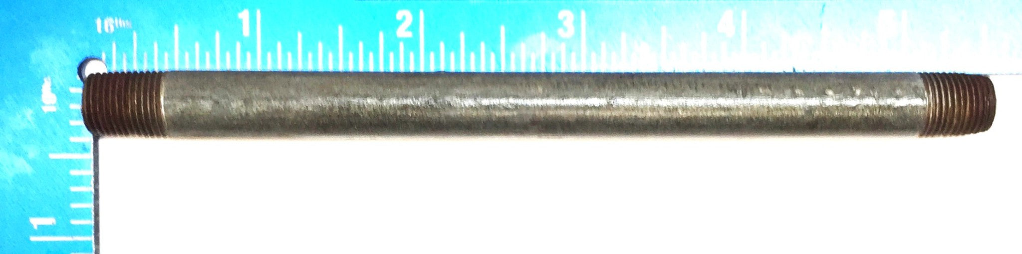 UNBRANDED 1/8" x 5-1/2" Galvanized Steel Nipple [Lot of 4] NOS