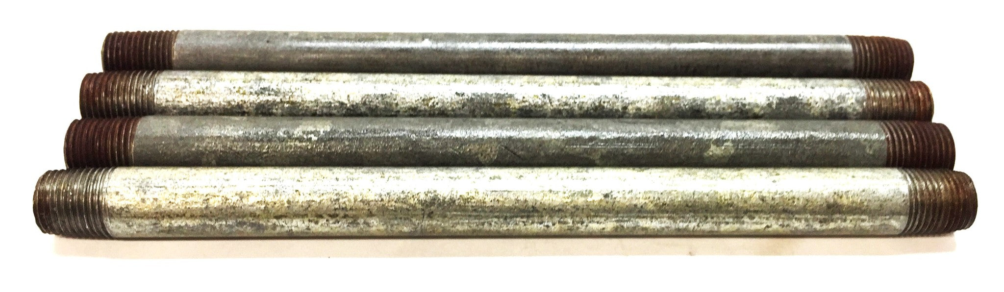 UNBRANDED 1/8" x 5-1/2" Galvanized Steel Nipple [Lot of 4] NOS