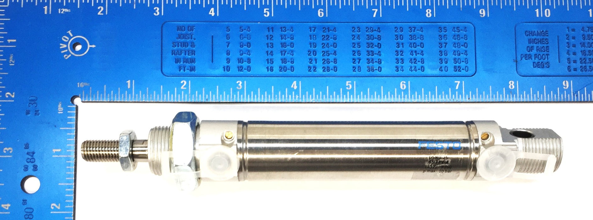 Festo Stainless Pneumatic Round Air Cylinder DSNU-25-65-PPV-A NOS
