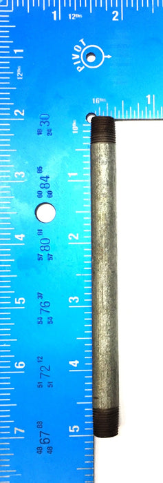 UNBRANDED 1/8" x 5" Galvanized Steel Nipple [Lot of 6] NOS