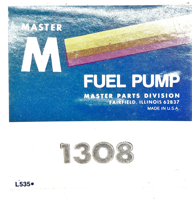 Master Fuel Pump 1308 NOS