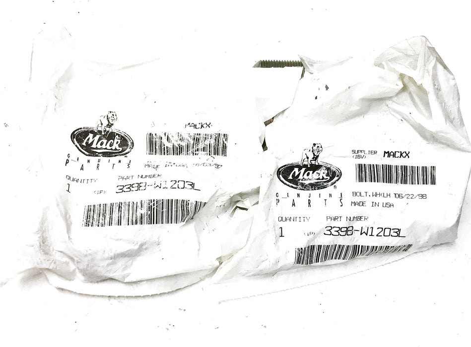 Mack OEM Wheel Stud 3398-W1203L [Lot of 2] NOS