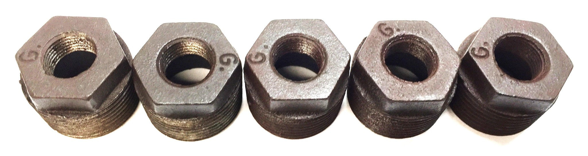 UNBRANDED 1" x 1/4" Hex Bushing [Lot of 5] NOS