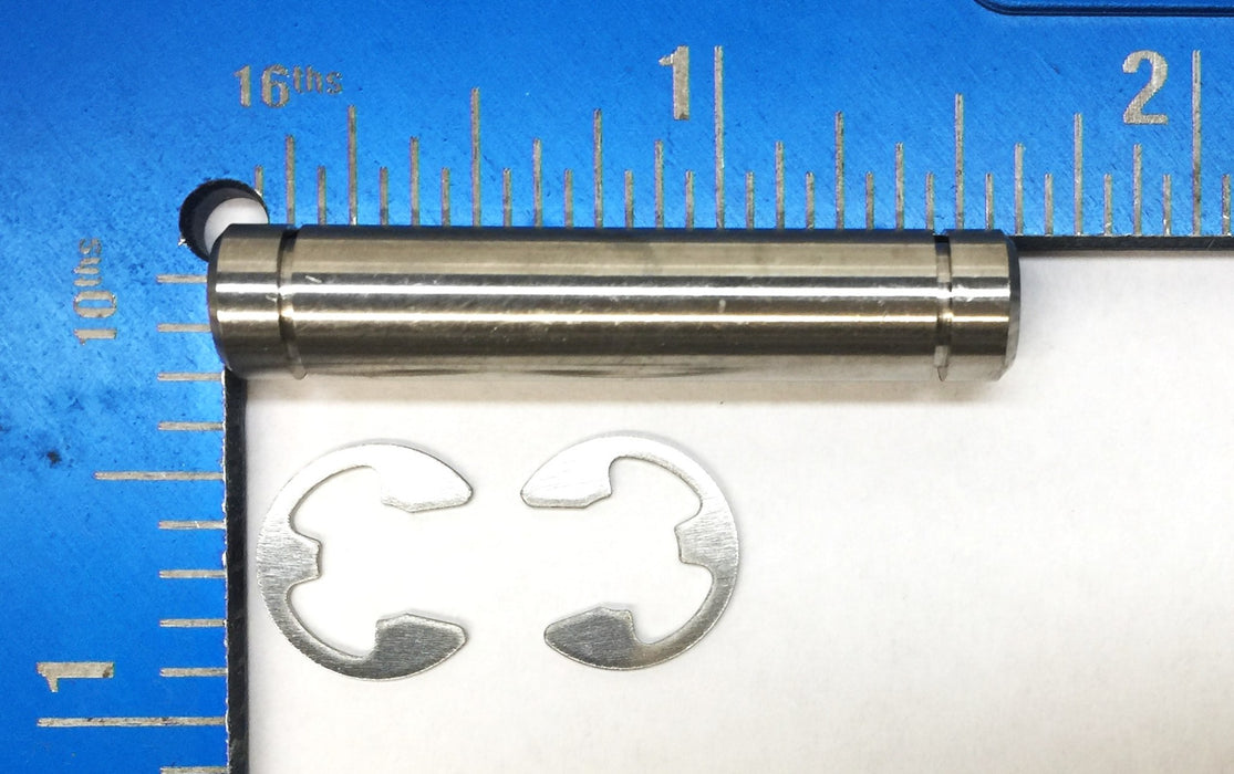 Manno 5/16"x1-1/4" Clevis Pin w/Retaining Ring HLCPRR-3125-1250-SS [Lot of 4]