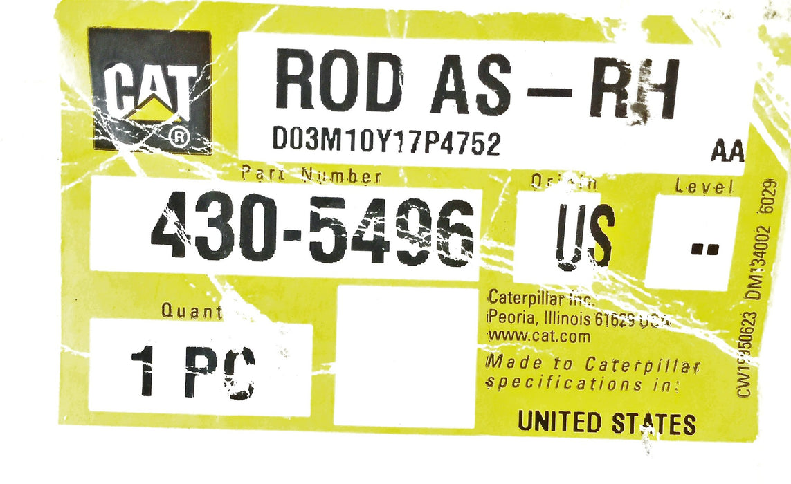 Caterpillar/CAT Rod AS-LH 430-5496 (4305496) [Lot of 2] NOS
