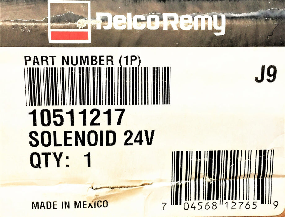 DELCO REMY 24V Solenoid Valve 10511217 NOS