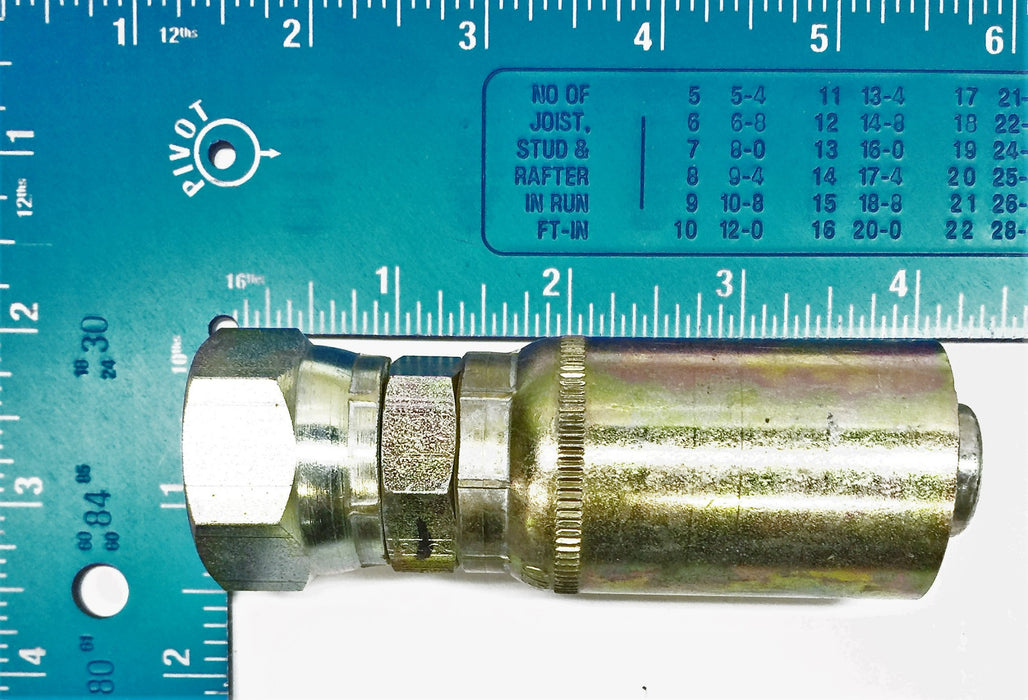 Eaton Weatherhead Carbon Steel Crimp Fitting 47012E-612 NOS