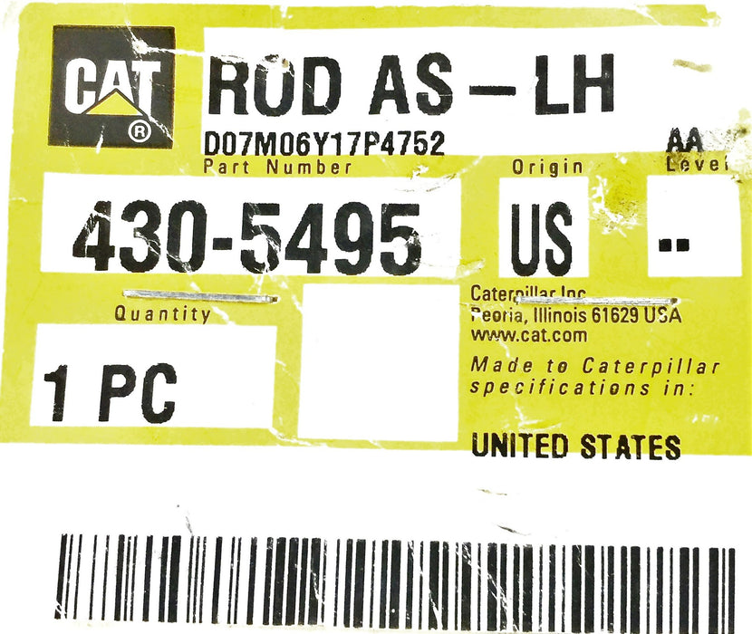 Caterpillar/CAT Rod AS-RH 430-5495 (4305495) [Lot of 2] NOS