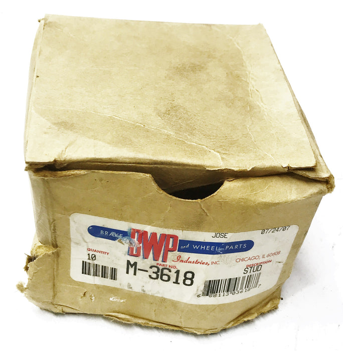 BWP Wheel Stud M-3618 [Lot of 12] NOS