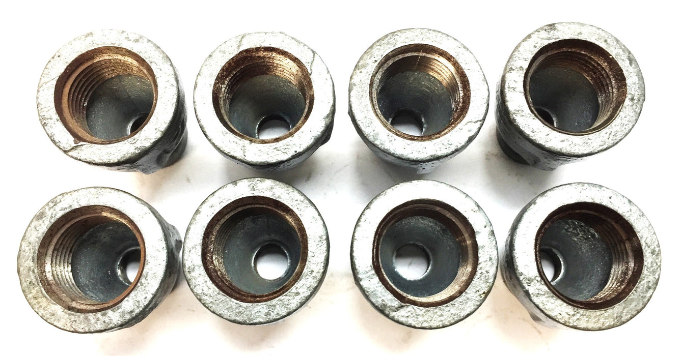 UNBRANDED 1/2" x 1/8" Galvanized Reducer [Lot of 3] NOS