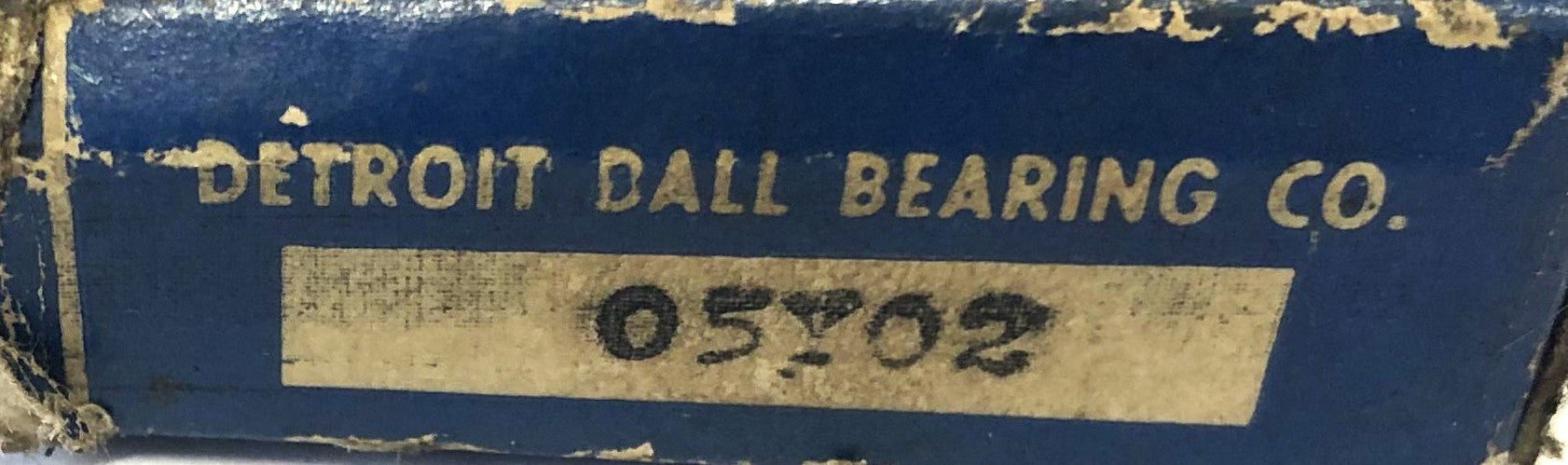 Detroit Ball Bearing Co Thrust Ball Bearing 5Y02 NOS