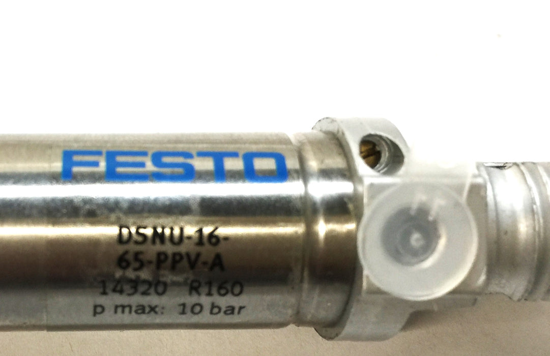 Festo Stainless Round Pneumatic Cylinder DSNU-16-65-PPV-A NOS