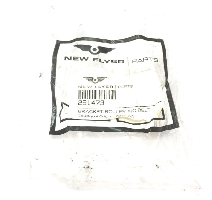 New Flyer A/C Belt Roller Bracket 261473 NOS