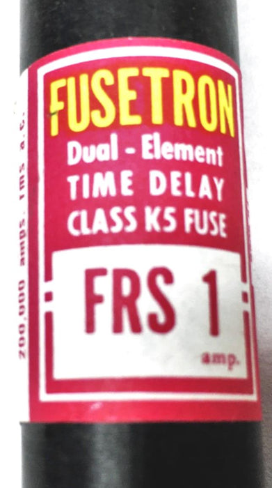 Bussman Fusetron 600 V Dual Element Time Delay Fuse 10 Piece Set FRS-1 NOS