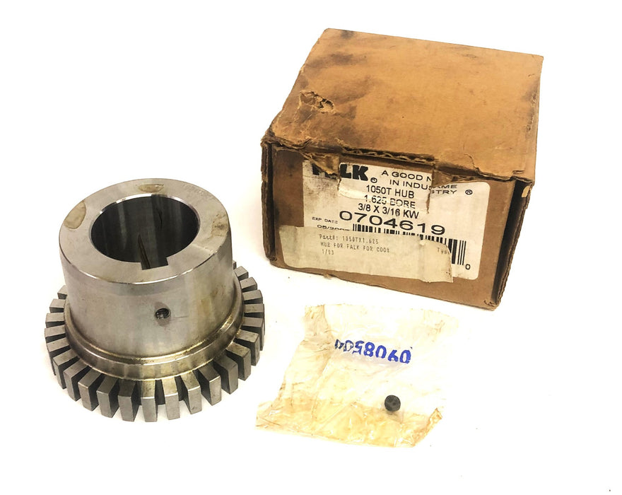 Falk 1.625 Bore 3/8X3/16 KW 1050T Hub 0704619 NOS
