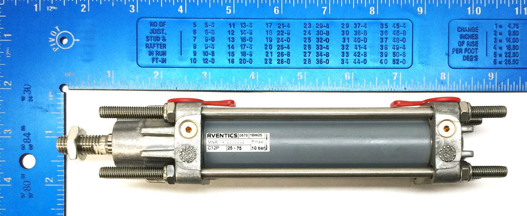 Aventics Pneumatic Cylinder 7472000002 NOS